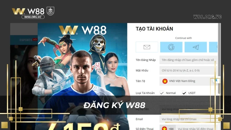 Điều Khoản và Điều Kiện W88 - Hướng Dẫn Chi Tiết Cho Người Mới 1 Điều khoản và điều kiện khi người chơi đăng ký W88