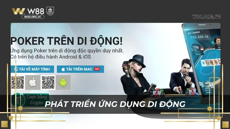 Cột Mốc Quan Trọng Của W88 - Trên Hành Trình Phát Triển 4 Phát triển ứng dụng W88 trên di động là cột mốt quan trọng