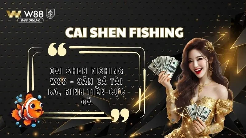 Cai Shen Fishing W88 - Săn Cá Tài Ba, Rinh Tiền Cực Đã